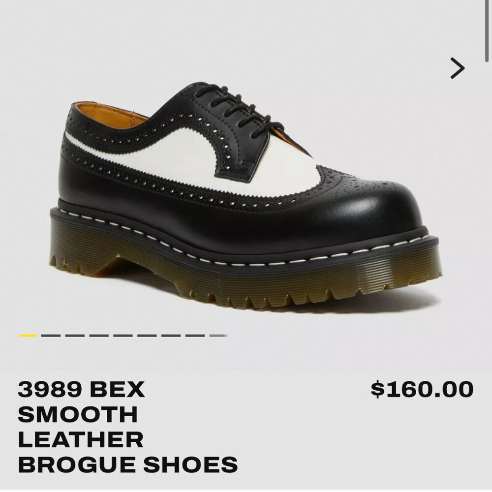 Doc Marten 3989 BEX Smooth Leather Brogue Shoes